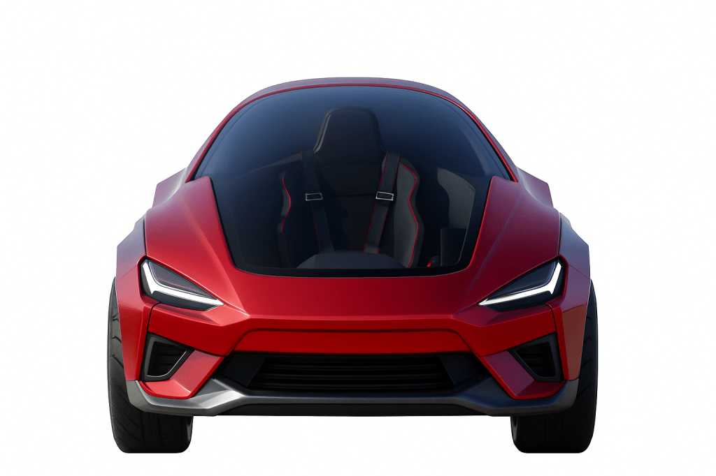 ORBIT Vehicle Concept Sporty Rendering - Front View